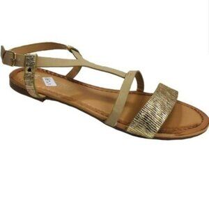 40186 Metallic Sandals